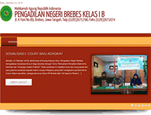 Tablet Screenshot of pn-brebes.go.id